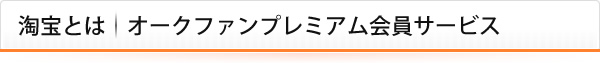 オークファンプレミアム会員サービス